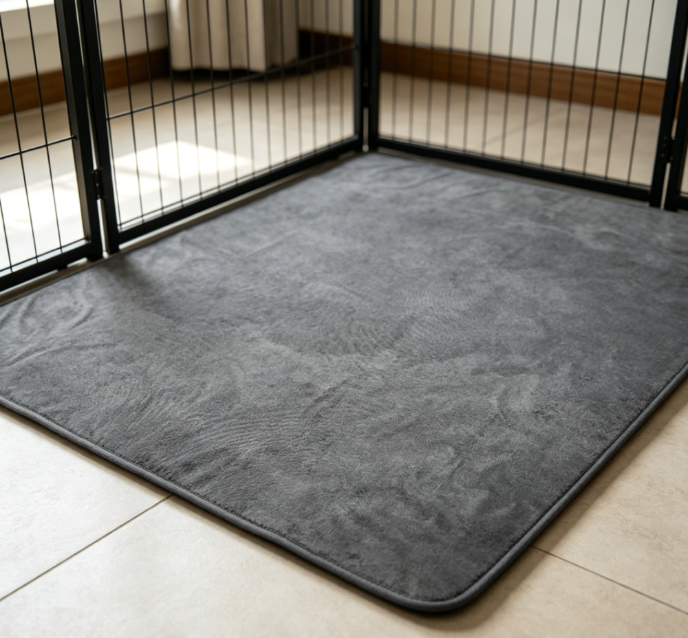 Fast-Absorbing Washable Playpen Mat, Non-Slip - Image 2