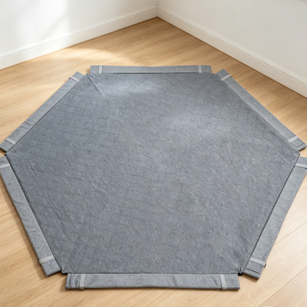 Hexagonal Playpen Mat, Graphite