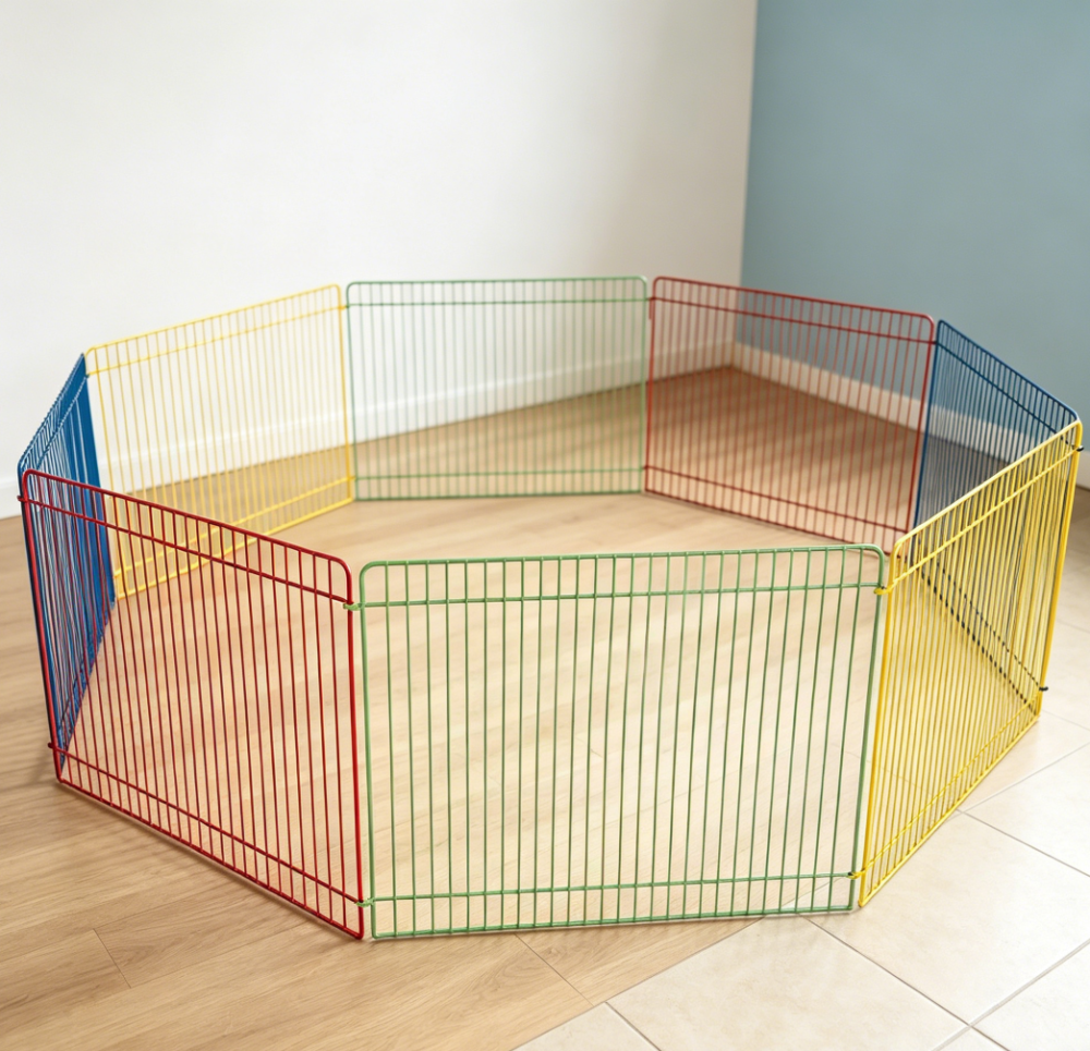 Multi-Colour Small Animal Playpen - Image 2