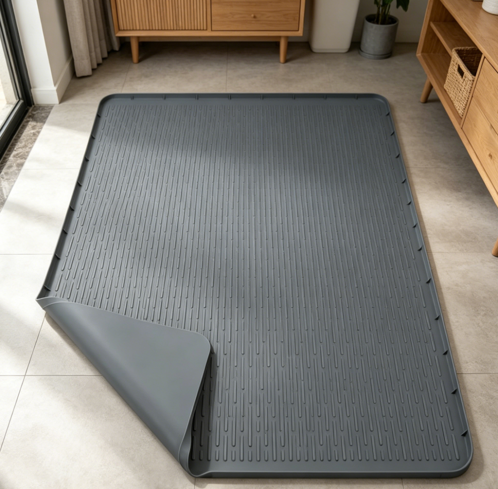 Washable Silicone Pet Pad for Crate & Litter Areas - Image 2