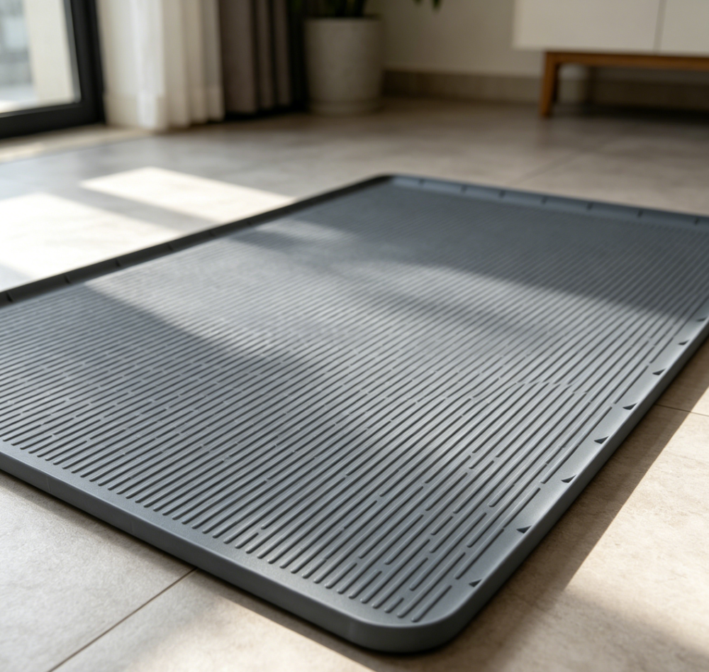 Washable Silicone Pet Pad for Crate & Litter Areas
