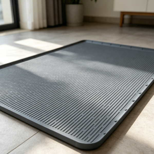 Washable Silicone Pet Pad for Crate & Litter Areas