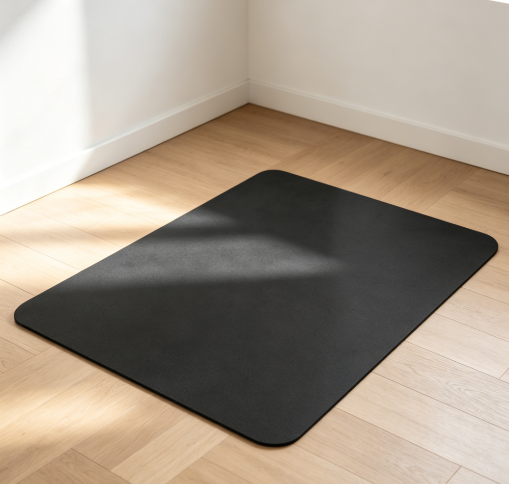 Water-Resistant Under-Crate Mat, Black